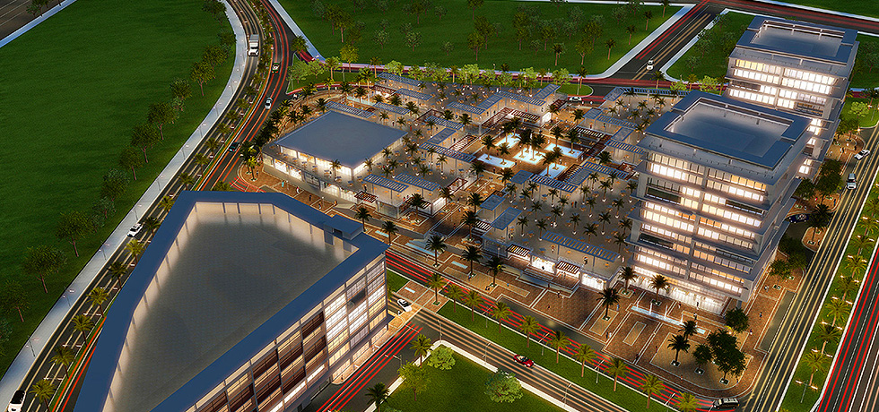 Town Center, Mexico, Is A Mixed-use Commercial Office And Retail Development Designed By Miami-based Architect Kobi Karp