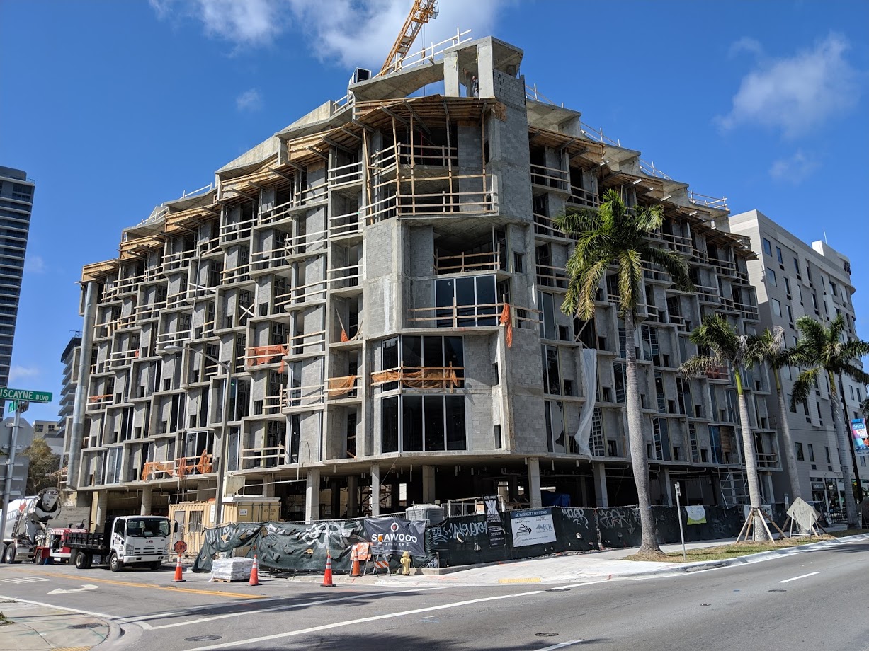 Photos: First Glass Installed At AC Hotel By Marriott Midtown Miami